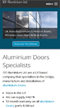 Mobile Screenshot of idfaluminium.com