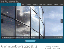 Tablet Screenshot of idfaluminium.com